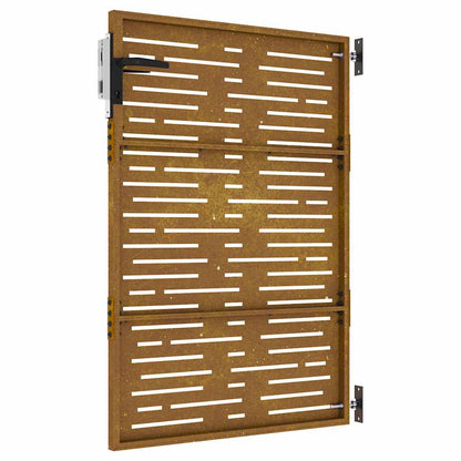 Garden Gate 85x125 cm Corten Steel Square Design