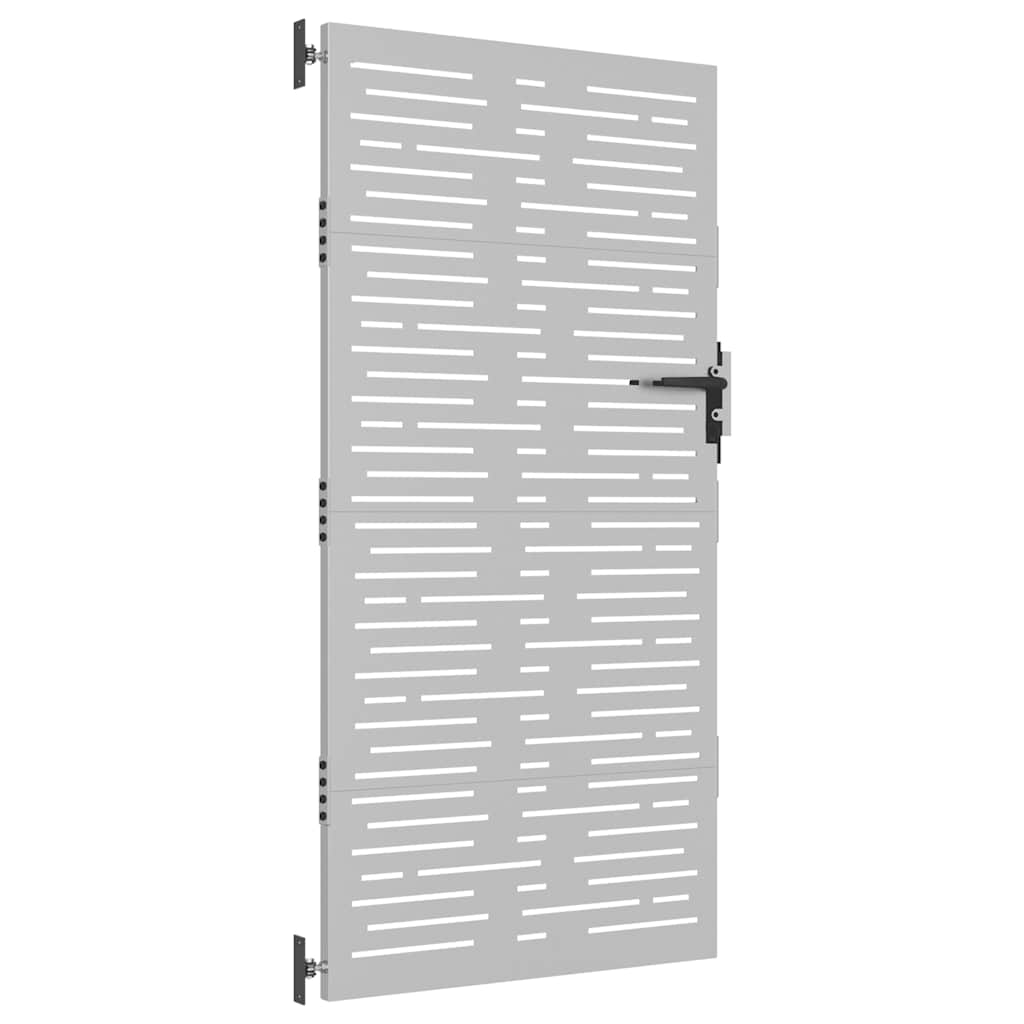Garden Gate 85x175 cm Corten Steel Square Design