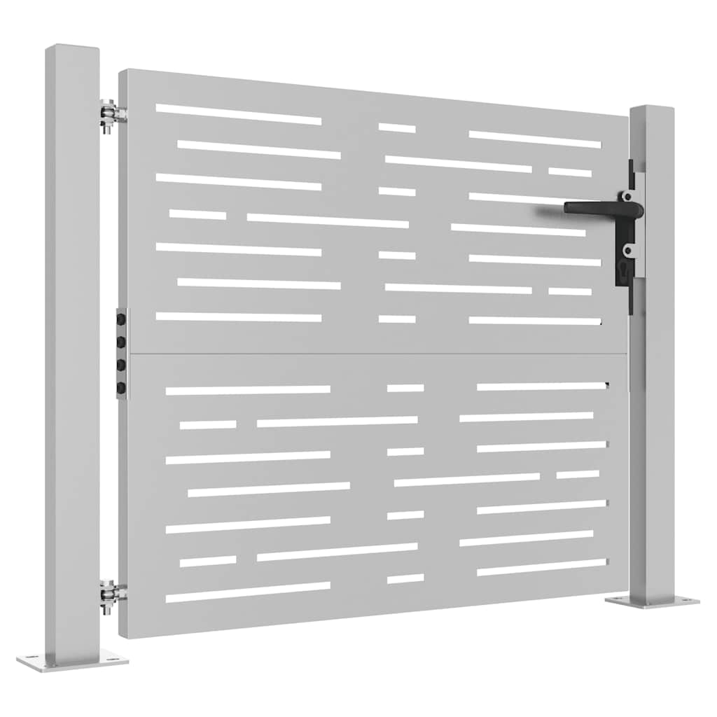 Garden Gate 105x80 cm Corten Steel Square Design