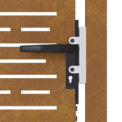 Garden Gate 105x105 cm Corten Steel Square Design