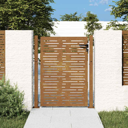 Garden Gate 105x155 cm Corten Steel Square Design