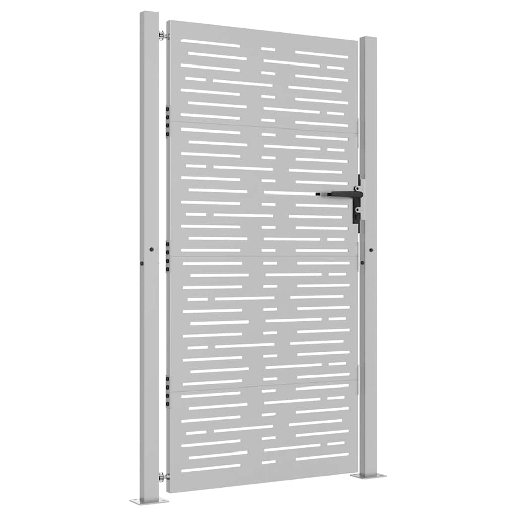 Garden Gate 105x205 cm Corten Steel Square Design