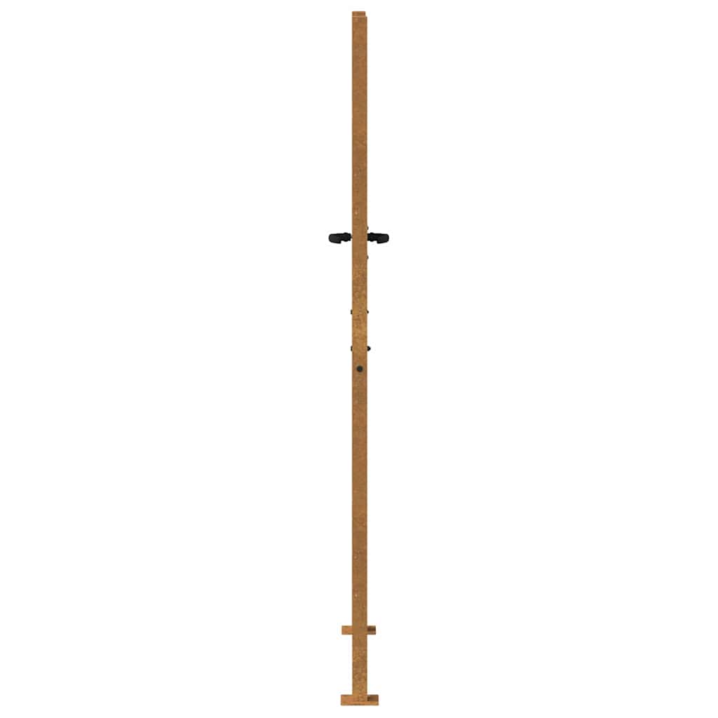 Garden Gate 105x205 cm Corten Steel Square Design