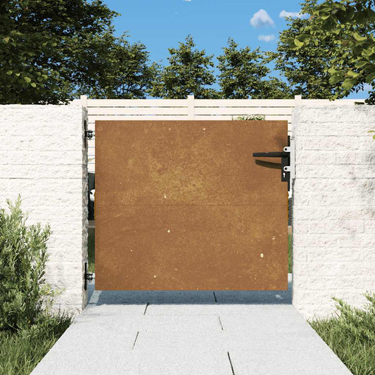 Garden Gate 85x100 cm Corten Steel