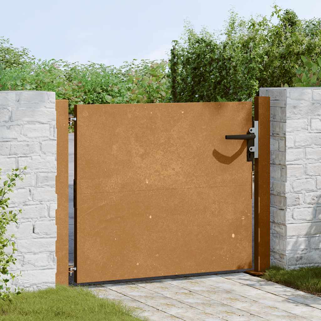 Garden Gate 105x105 cm Corten Steel