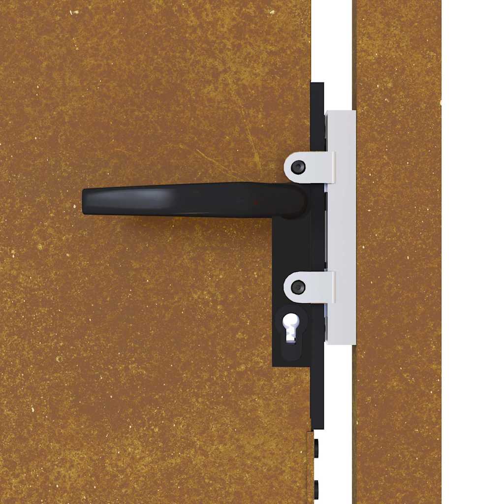 Garden Gate 105x105 cm Corten Steel