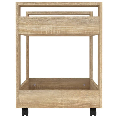 Desk Trolley Sonoma Oak 60x45x60 cm Engineered Wood