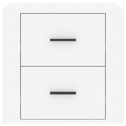 Bedside Cabinet High Gloss White 50x39x47 cm