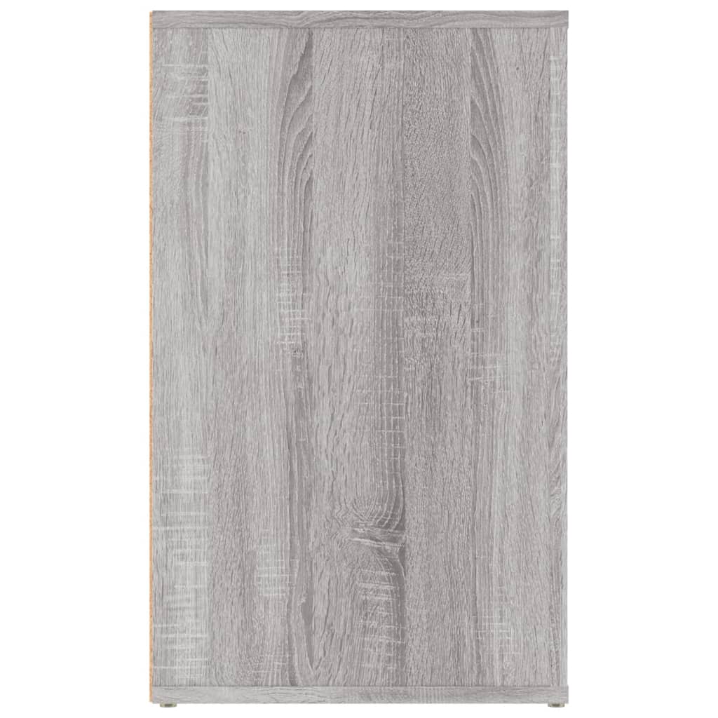 Bedside Cabinet Grey Sonoma 50x36x60 cm Engineered Wood
