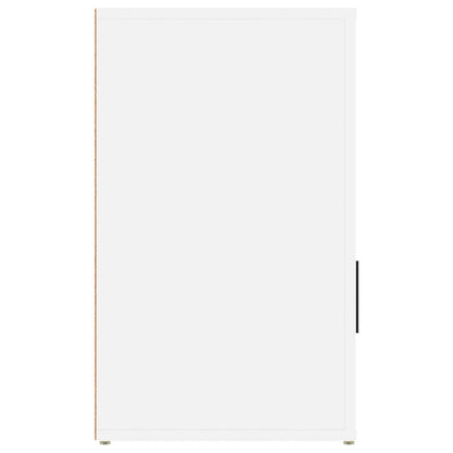 Bedside Cabinet White 50x36x60 cm Engineered Wood