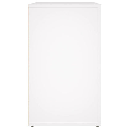 Bedside Cabinet White 50x36x60 cm Engineered Wood