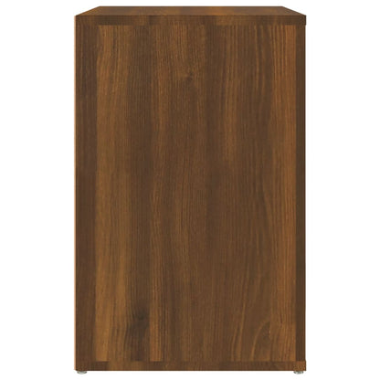 Shoe Cabinet Brown Oak 130x35x54 cm Engineered Wood