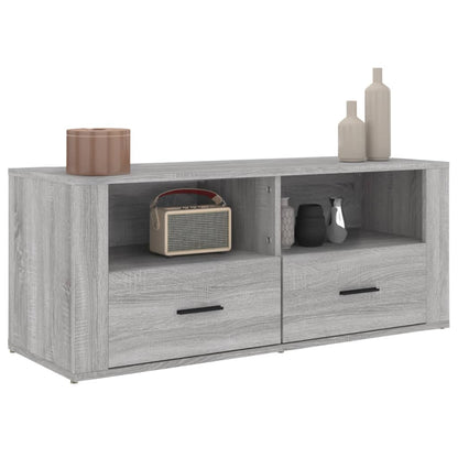 TV Cabinet Grey Sonoma 100x35x40 cm Engineered Wood