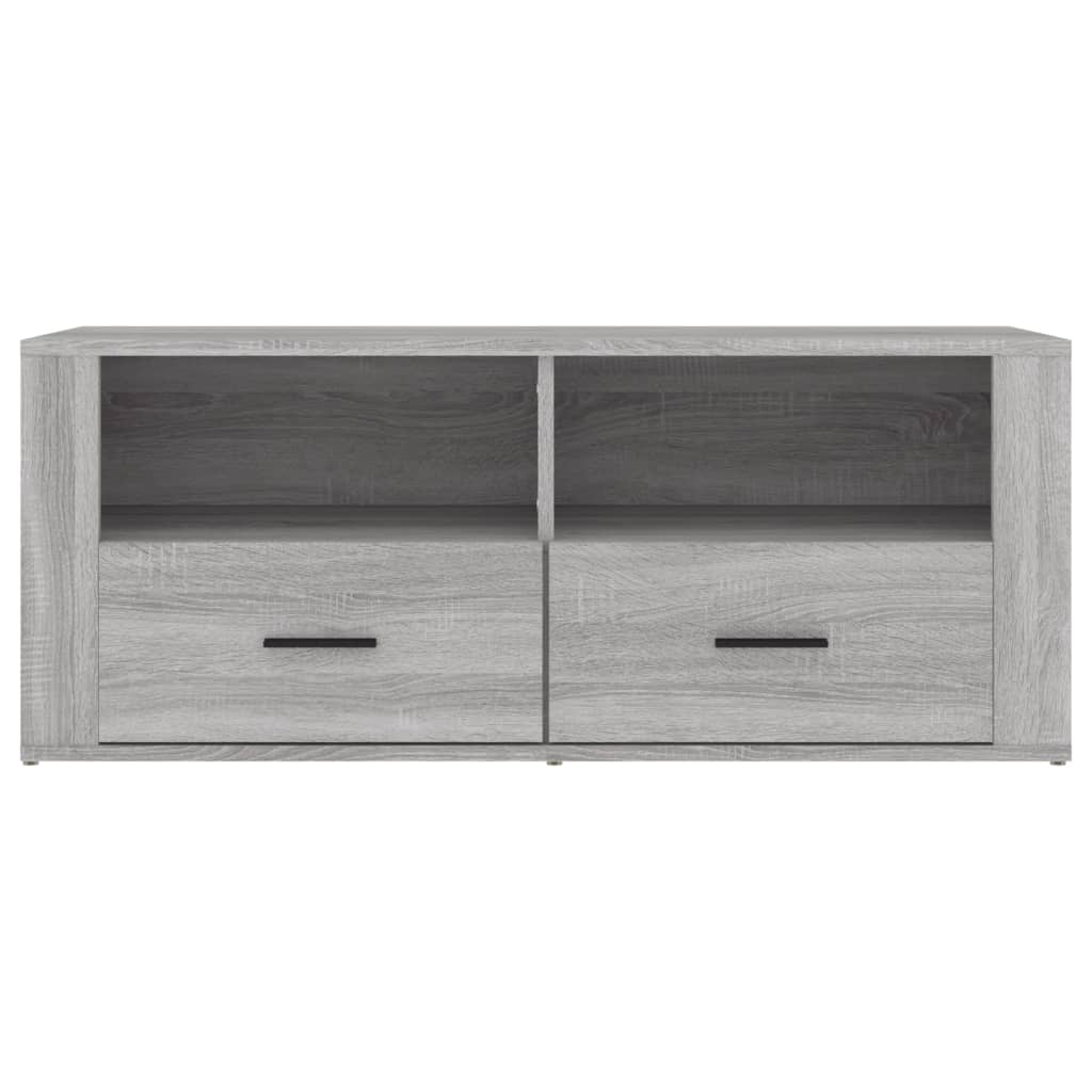 TV Cabinet Grey Sonoma 100x35x40 cm Engineered Wood