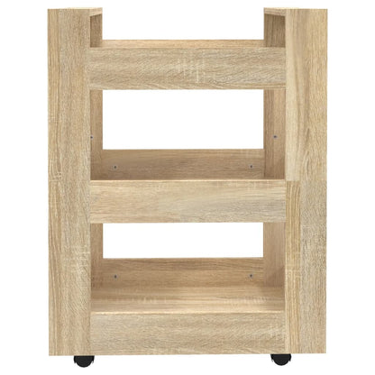Kitchen Trolley Sonoma Oak 60x45x80 cm Engineered Wood