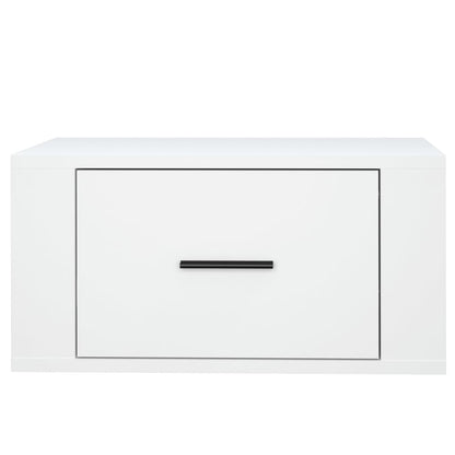 Wall-mounted Bedside Cabinet White 50x36x25 cm