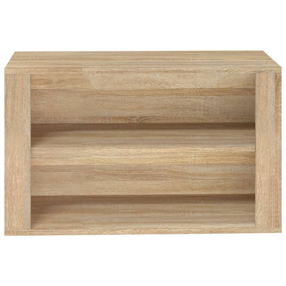 Shoe Rack Sonoma Oak 75x35x45 cm Engineered Wood