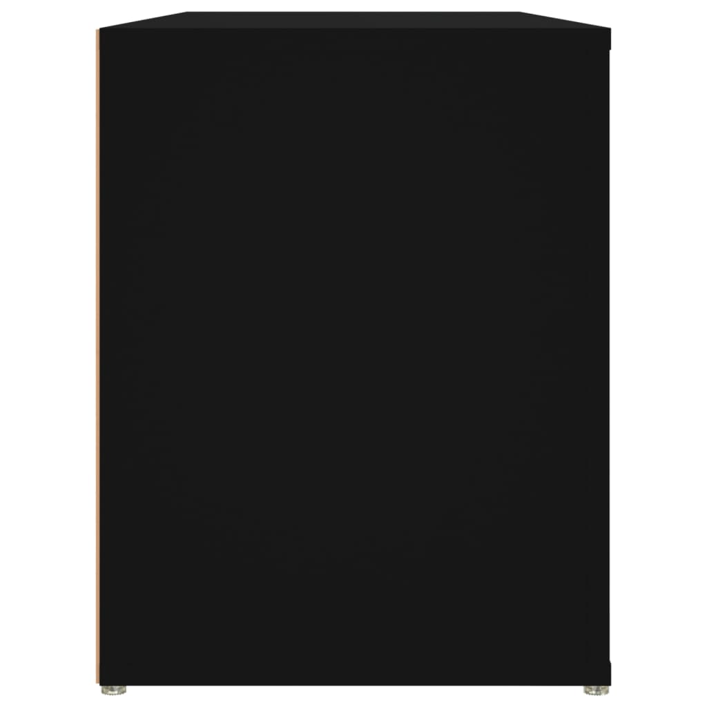 Shoe Rack Black 100x35x45 cm Engineered Wood