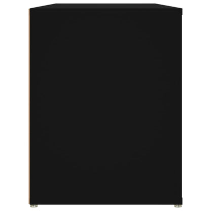 Shoe Rack Black 100x35x45 cm Engineered Wood