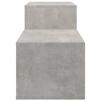 Shoe Cabinet Concrete Grey 150x35x45 cm Engineered Wood