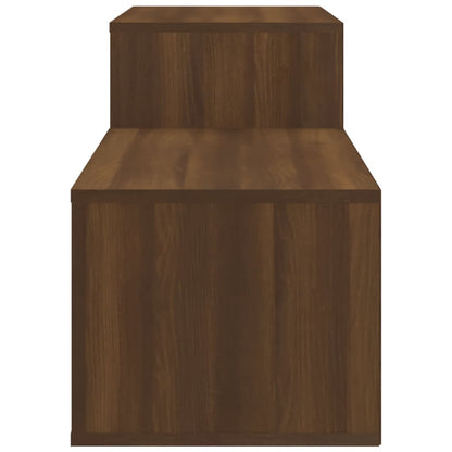 Shoe Cabinet Brown Oak 150x35x45 cm Engineered Wood