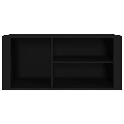 Shoe Cabinet Black 100x35x45 cm Engineered Wood