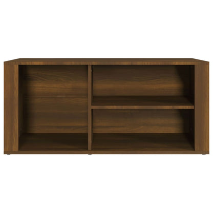 Shoe Cabinet Brown Oak 100x35x45 cm Engineered Wood