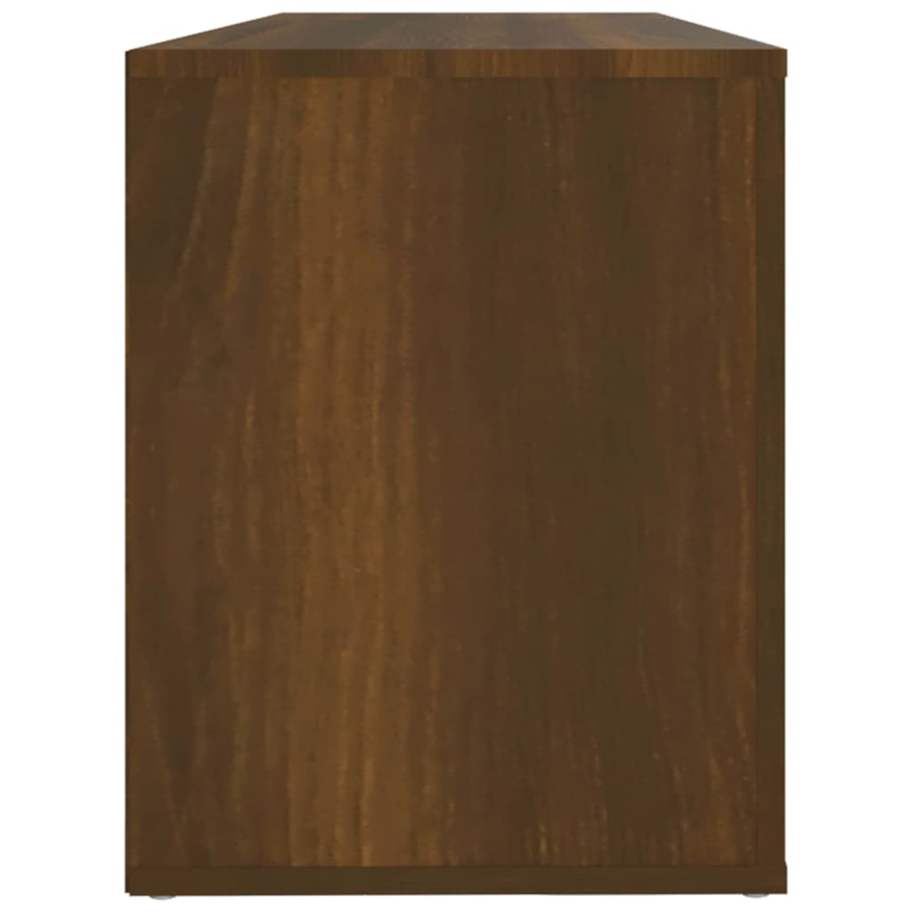 Shoe Cabinet Brown Oak 100x35x45 cm Engineered Wood