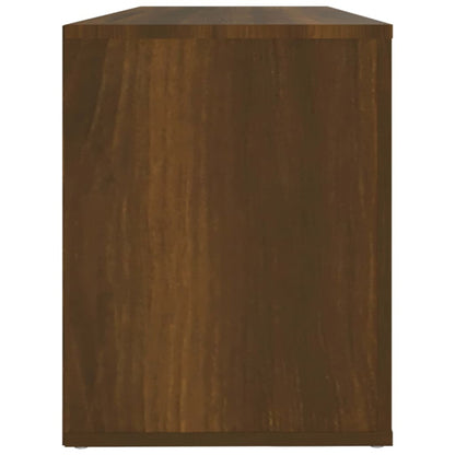 Shoe Cabinet Brown Oak 100x35x45 cm Engineered Wood