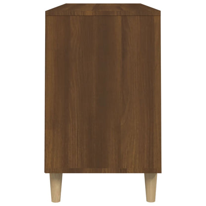 Shoe Cabinet Brown Oak 102x36x60 cm Engineered Wood