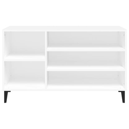 Shoe Cabinet White 102x36x60 cm Engineered Wood