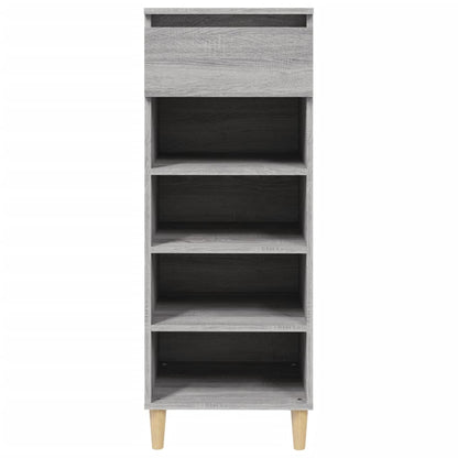 Shoe Cabinet Grey Sonoma 40x36x105 cm Engineered Wood