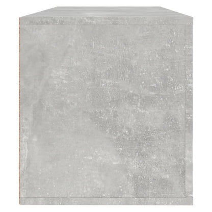 Wall Shoe Cabinet Concrete Grey 100x35x38 cm Engineered Wood