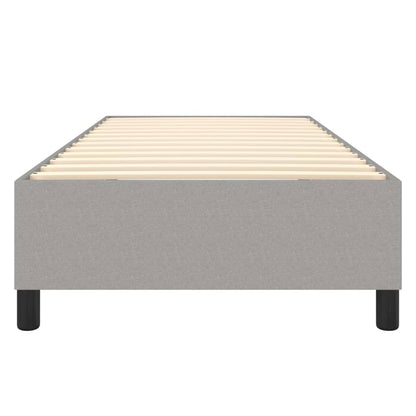 Bed Frame without Mattress Light Grey Single Fabric (UK/IE/FI/NO only)