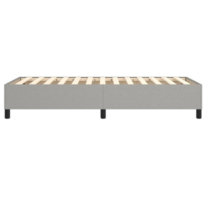 Bed Frame without Mattress Light Grey Single Fabric (UK/IE/FI/NO only)