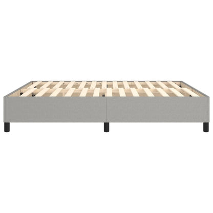 Bed Frame without Mattress Light Grey Super King Fabric (UK/IE/FI/NO only)