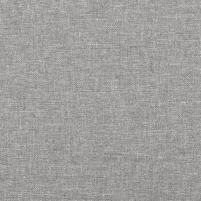 Bed Frame without Mattress Light Grey Single Fabric (UK/IE/FI/NO only)