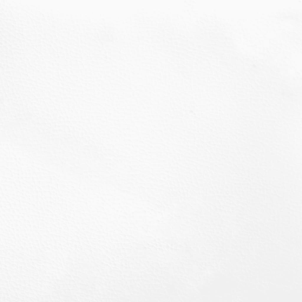 Bed Frame without Mattress White Super King Faux Leather (UK/IE/FI/NO only)