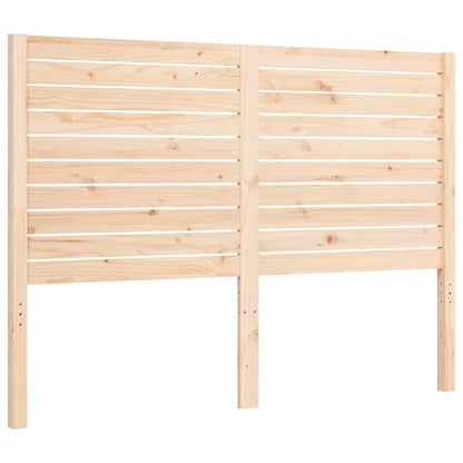 Bed Frame without Mattress Double Solid Wood