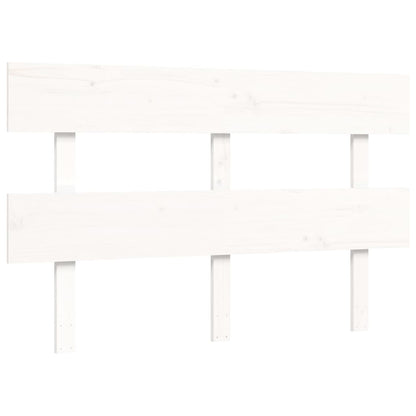 Bed Frame without Mattress White Small Double Solid Wood