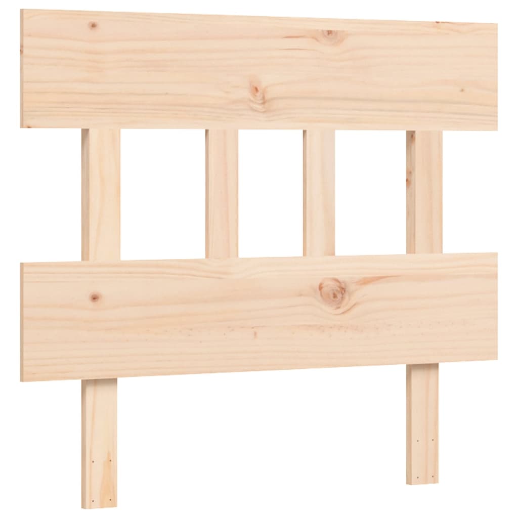 Bed Frame without Mattress Single Solid Wood