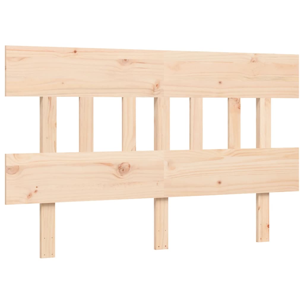 Bed Frame without Mattress 140x200 cm Solid Wood