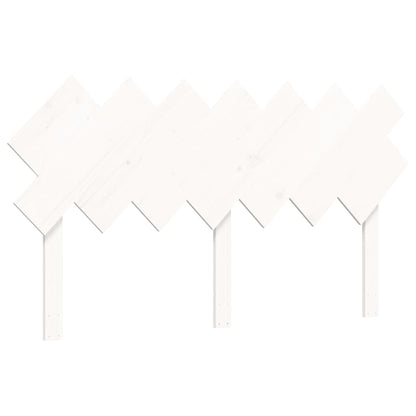 Bed Frame without Mattress White King Size Solid Wood