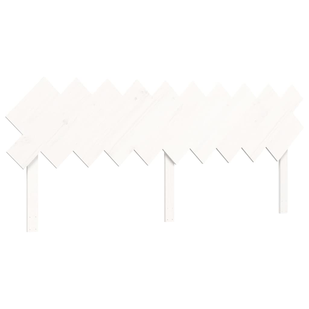 Bed Frame without Mattress White 200x200 cm Solid Wood