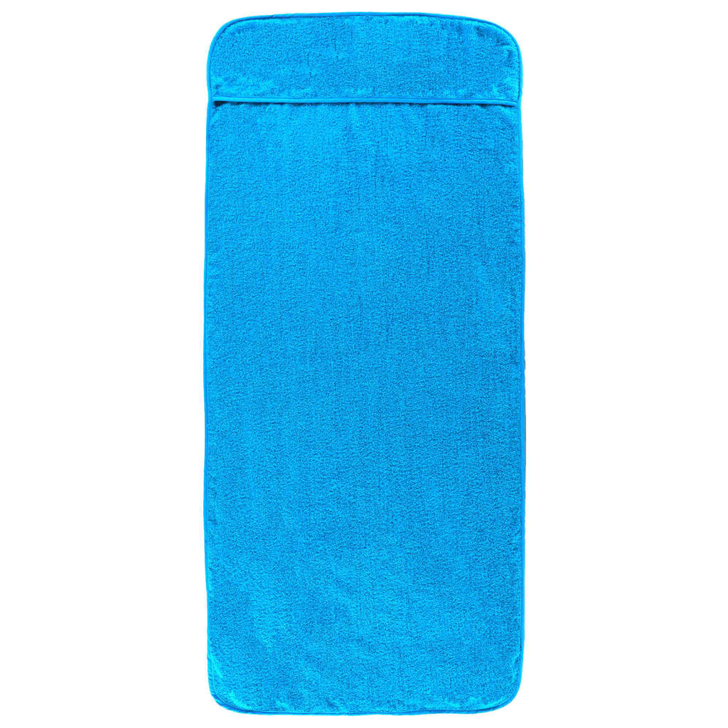 Beach Towels 6 pcs Turquoise 60x135 cm Fabric 400 GSM