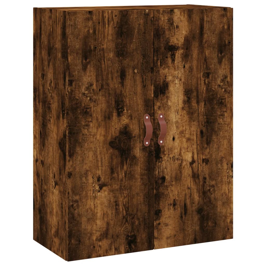 Wall Mounted Cabinets 2 pcs Smoked Oak 69.5x34x90 cm