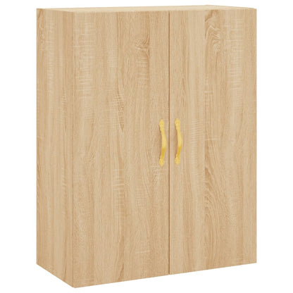 Wall Mounted Cabinets 2 pcs Sonoma Oak 69.5x34x90 cm