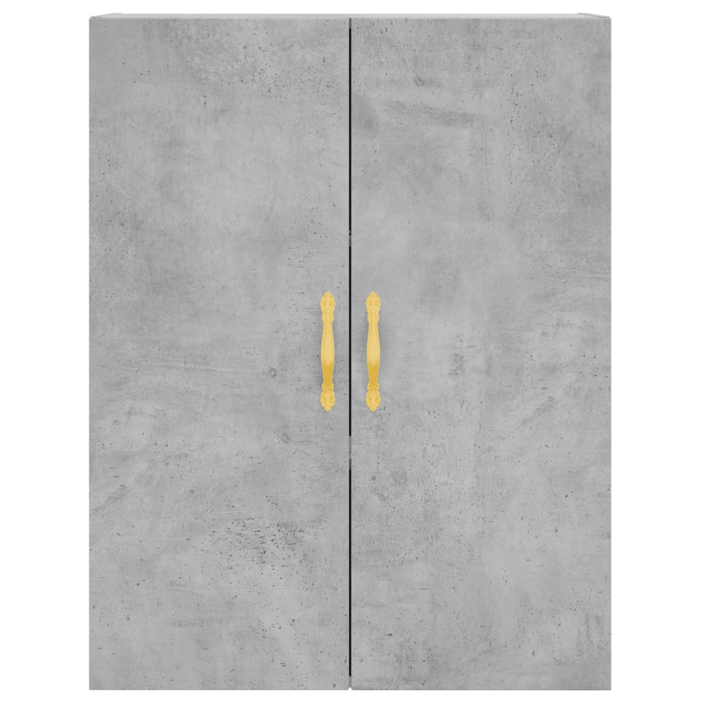 Wall Mounted Cabinets 2 pcs Concrete Grey 69.5x34x90 cm