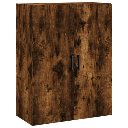 Wall Mounted Cabinets 2 pcs Smoked Oak 69.5x34x90 cm