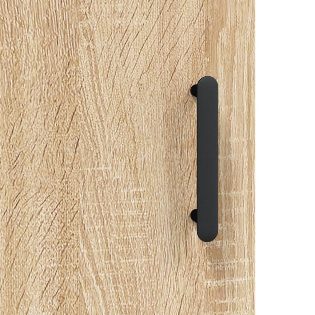 Wall Mounted Cabinets 2 pcs Sonoma Oak 69.5x34x90 cm